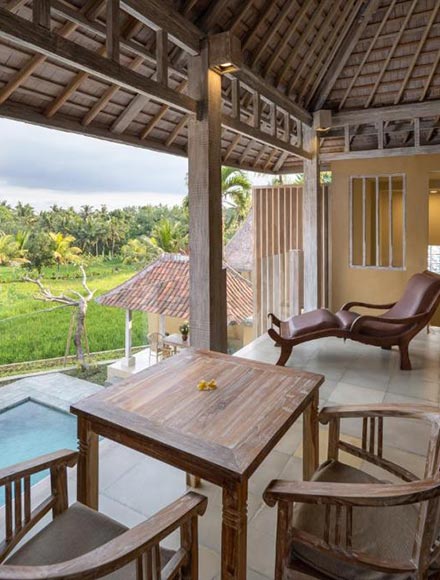 Wapa di Ume royal villa pool balcony